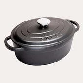 SÜREL Oval Tencere SİYAH 23 x 29 cm - 1