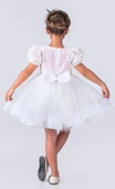 Kız Çocuk Pul Payet Balerin Model Elbise - 5