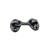Antika Tarz Dekoratif Pirinç Maymuncuk Çengeli - 5cm, Oksit - 1