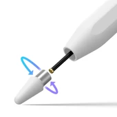 Pencil 10 Magnetik Şarj ve Eğim Özellikli Dokunmatik Çizim Kalemi - 8