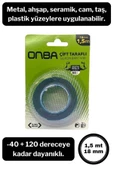 60 Kg Çift Taraflı Ekstra Güçlü Çok Amaçlı Tamir Silikon Bant Dış Mekan Montaj Bandı 18 Mm X 1,5 Mt - 3