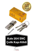 Kale Çelik Kapı Kilidi 164 Snc Bilyalı Barel Sistem Barel Kapı Göbeği Saten PRA-893962-002033 - 1