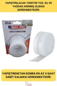 Rüzgar Ses Toz Böcek Önleyici Kapı Altı Isı Yalıtım Soğuk Kesici Şerit Bant Şeffaf 40 Mm X 3 Mt - 3