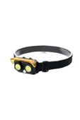 80 Lümen Darbeye Dayanıklı Kamp Spor Tamirat Outdoor Lastikli Led Kafa Lambası Klaus 1+1W Pilli - 2