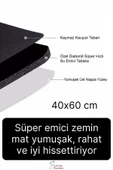 Sihirli Su Emici Kaymaz Tabanlı Kolay Temizlenir Dayanıklı Pürüzsüz Yumuşak Abdest Banyo Paspası - 2