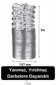 Alüminyum Kopmaz Yırtılmaz Ankastre Baca Aspiratör Davlumbaz Şofben Havalandırma Borusu 2 mt 127 mm - 2