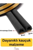 Kapı Ve Pencere Soğuk Izolasyon Bandı Fitili Kendinden Yapışkanlı Kauçuk Yalıtım Bant 2x10 = 20 Mt - 4