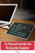 8,5 Inç Writing Lcd Grafik Dijital Kalemli Çizim Tableti Silinebilir Not Yazma Eğitim Yazı Tahtası - 3