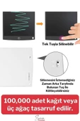 8,5 Inç Writing Lcd Grafik Dijital Kalemli Çizim Tableti Silinebilir Not Yazma Eğitim Yazı Tahtası - 2