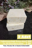 Lüks %100 Doğal Güzel Kokulu El Yüz Saç Vücut Cilt Orijinal Bitkisel Limon Sabunu 120G - 3 Adet - 1