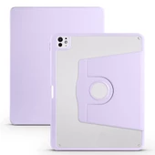 Apple iPad Pro 13 2024 Kılıf Zore Termik Kalem Bölmeli Dönebilen Standlı Kılıf thumbnail 5