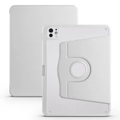 Apple iPad Pro 11 2024 Kılıf Zore Termik Kalem Bölmeli Dönebilen Standlı Kılıf - 1