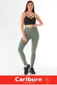 Yeni Sezon İç Göstermez Yüksek Bel Cepli Yoga Sıkı Dokuma Teknolojisi Fitness Gym Training Tayt - 3