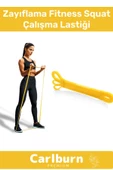 Profesyonel Orta Sert Zayıflama Fitness Squat Çalışma Lastiği Jimnastik Spor Aerobik Direnç Bant - 1
