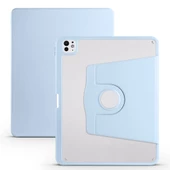 Apple iPad Pro 13 2024 Kılıf Zore Termik Kalem Bölmeli Dönebilen Standlı Kılıf thumbnail 8