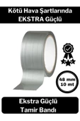 Çok Amaçlı Su Geçirmez Sızdırmaz Dayanıklı İzolasyon Gri Tamir Bandı 48 Mm 10 Mt 1 Adet - 1