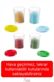 Eğitici Yaratıcı 4x120 gr Play Dough Zararsız Çocuklar İçin Güvenli Eğlenceli Oyun Hamuru Seti - 3