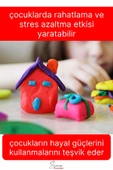 Eğitici Yaratıcı 4x120 gr Play Dough Zararsız Çocuklar İçin Güvenli Eğlenceli Oyun Hamuru Seti - 4