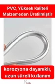 Yüksek Kalite 5 Katman Esnek Kırılmaz Çatlamaz Paslanmaz Sızdırmaz Banyo Duş Musluk Hortum 1,5 mt - 2