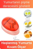 Dublör Yumurta Zamanlayıcı Göstergeli Egg Timer Pişirme Haşlama Süresi Kıvam Ayarlama Aparatı - 1