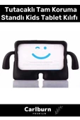 Özel Üretim Apple Samsung Uyumlu 8.7 Inç Yumuşak Dokulu Tutacaklı Tam Koruma Standlı Kids - 1