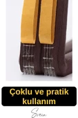 Pvc Doğrama Pencere Fitili İzolasyon Bandı Kendinden Yapışkanlı Kahve Kauçuk Yalıtım Bant 2x10=20 Mt - 4