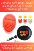 Dublör Yumurta Zamanlayıcı Göstergeli Egg Timer Pişirme Haşlama Süresi Kıvam Ayarlama Aparatı - 2