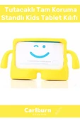 Özel Üretim Apple Samsung Uyumlu 11 Inç Yumuşak Dokulu Tutacaklı Tam Koruma Standlı Kids - 1