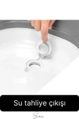 Premium Pratik Katlanır Yer Kaplamaz Ayaklı Bebek Yıkama Banyo Küvet Duş Kova Maşrapa Koçero Seti - 3