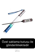 Dijital Gıda Et Tavuk Yemek Pişirme Çubuk Termometre Profesyonel Barbekü Sıcaklık Ölçer Mutfak - 5