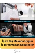 100 Kg Şeffaf Çift Taraflı Çok Amaçlı Güçlü Tamir Silikon Bant Dış Mekan Akrilik Bandı 18 mm-2 mt - 3