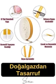 Pvc Doğrama Pencere Fitili İzolasyon Bandı Kendinden Yapışkanlı Beyaz Kauçuk Yalıtım Bant 2x10=20 Mt - 3