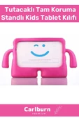 Özel Üretim Apple Samsung Uyumlu 11 Inç Yumuşak Dokulu Tutacaklı Tam Koruma Standlı Kids - 1