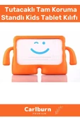 Özel Üretim Apple Samsung Uyumlu 8.7 Inç Yumuşak Dokulu Tutacaklı Tam Koruma Standlı Kids - 1
