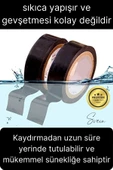 30 Ad. Premium Kalite 20 Mt Yalıtım İzole PVC Elektrik Bandı Su Geçirmez Sızdırmaz Koruma Bant Siyah thumbnail 3
