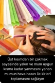 Pratik 100% Doğal Aromaterapi Bakım Buşon Dış Kulak Içi Kir Temizleme Mumu Konisi Çubuğu 5 Çift - 4