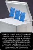 50 Adet Buz Aküsü 12 Saat Termal Soğutma Kamp Piknik Seyahat Yiyecek İçecek Çanta Soğuk Kutusu - 3
