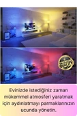 Premium RGB Uzaktan Kumandalı Çok Renkli Led Ampul E27 800lm 9w Gün Işığı 16 Renk Tasarruflu Işık - 2