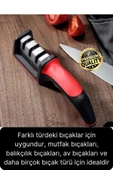 Profesyonel Bileme Aleti 3 Açılı Aşamalı Çok Fonksiyonlu Elmas Seramik Tungsten Çelik El Bıçakları - 4