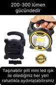 Outdoor Kamp Piknik Acil Durum Yüksek Aydınlatma Led El Feneri Tutacak Saplı Işıldak Pilli Lambası - 2
