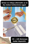 Premium Ekstra Güçlü Sızdırmaz Su Geçirmez Mutfak Lavabo Kenar Tamir Bandı Sakız Bant Çift Taraflı - 7