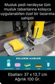 Mutfak Banyo Lavabo Silikon Musluk Arkası Mat Su Tutucu Koruyucu Tezgah Üstü Bulaşık Kurutma Pedi thumbnail 4
