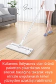 40 Adet Tak Kullan At Islak Mop Yüzey Temizlik Bezi Havlusu İz Bırakmaz Fayans Ahşap Duvar Büyük Boy - 3