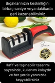 Profesyonel Bileme Aleti 3 Açılı Aşamalı Çok Fonksiyonlu Elmas Seramik Tungsten Çelik El Bıçakları - 5