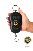 Premium Elektronik Çengelli Tartı El Kantarı Askı Mini Taşınabilir Terazi 40 kg Bagaj Ağırlık Ölçme - 6