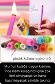 Pratik 100% Doğal Aromaterapi Bakım Buşon Dış Kulak Içi Kir Temizleme Mumu Konisi Çubuğu 5 Çift - 3