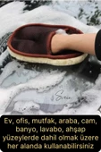 Premium Hassas Araba Yıkama Eldiveni Yünlü Oto Çizmez Dış Yüzey Araç Yıkama Süngeri Nano Teknoloji - 3