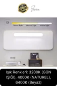 Premium Şarjlı Dokunmatik Masa Lambası 3 Renk Modlu Tasarruflu Abajur Ambians Dekoratif Klasik - 3
