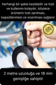 15 Ad. Premium Kalite 20 Mt Yalıtım İzole PVC Elektrik Bandı Su Geçirmez Sızdırmaz Koruma Bant Siyah - 4
