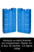 50 Adet Buz Aküsü 12 Saat Termal Soğutma Kamp Piknik Seyahat Yiyecek İçecek Çanta Soğuk Kutusu - 5